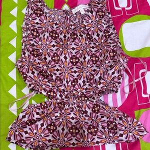 Floral Patterned Women's Bodysuit